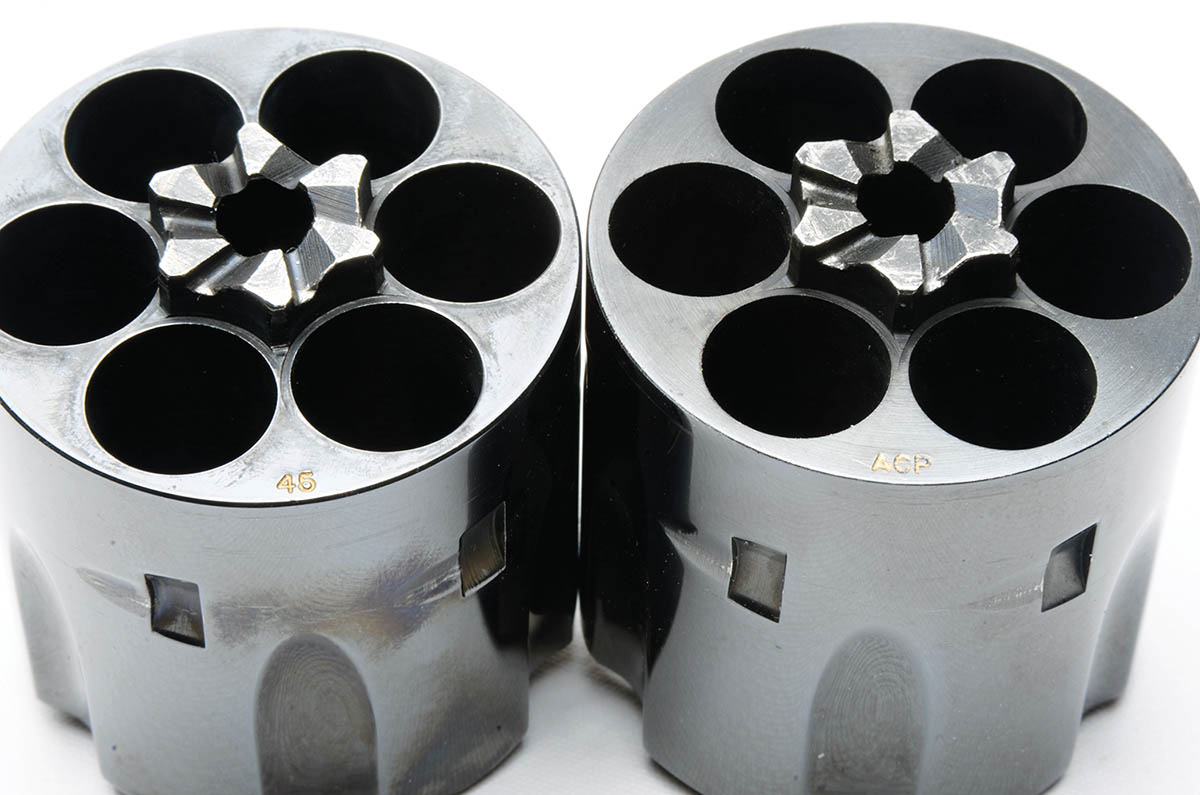 Mike’s 45 ACP Colt SAA was also shipped with a standard 45 Colt cylinder.